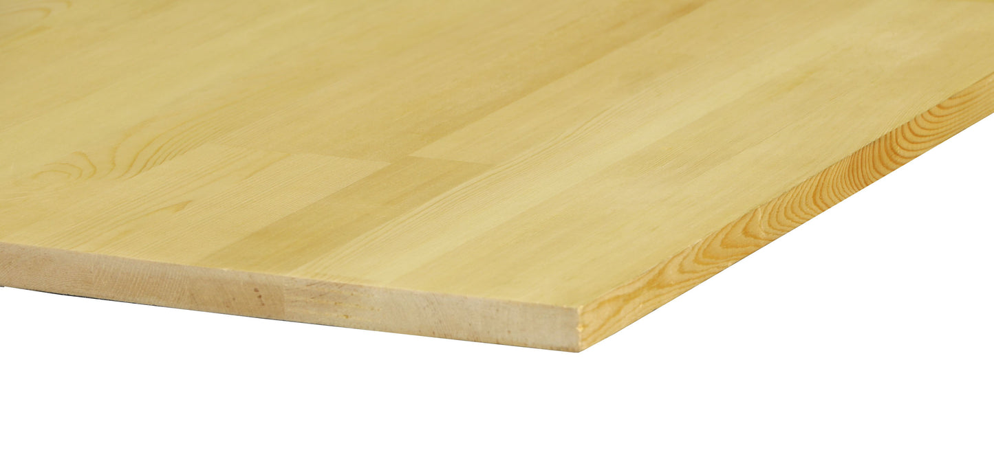 Solid Wood Board - Finger Joint Pine Scot/Red  -  Grade AA - Unfinished 3/4" x 12" x 8'