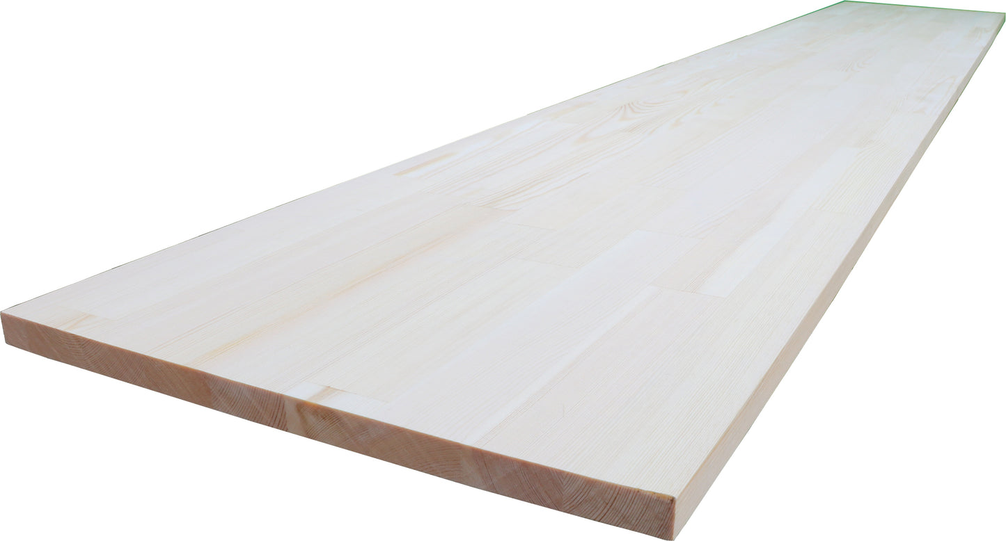 Solid Wood Board - Finger Joint Pine Scot/Red  -  Grade AA - Unfinished 5/8" x 12" x 6'