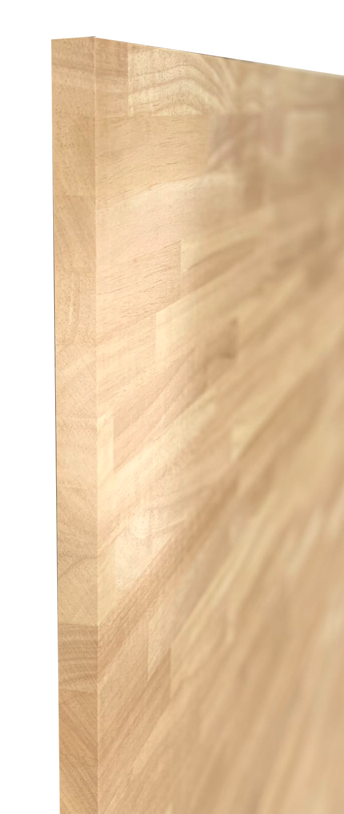 Finger-Joint Natural Wood - Rubber Wood  -  AA Unfinished 3/4" x 4' x 8'