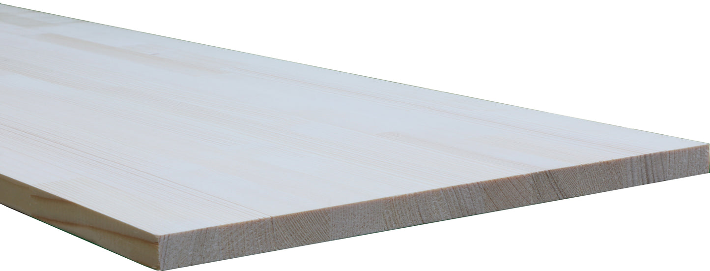 Ele-Joint Natural Wood - White Spruce AA Unfinished - 5/8" x 12" x 6'