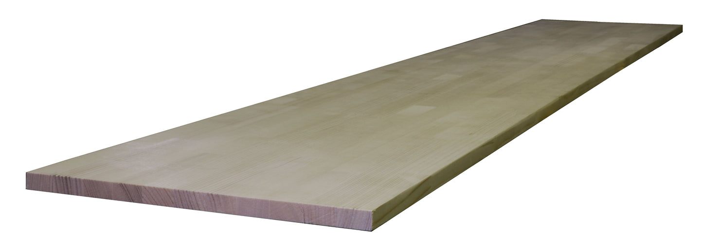 Ele-Joint Natural Wood - White Spruce AA Unfinished - 5/8" x 12" x 6'