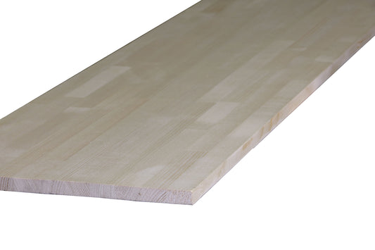 Ele-Joint Natural Wood - White Spruce AA Unfinished  - 3/4" x 12" x 8'